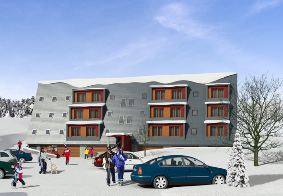 Projekt horských apartmánů na Ramzové